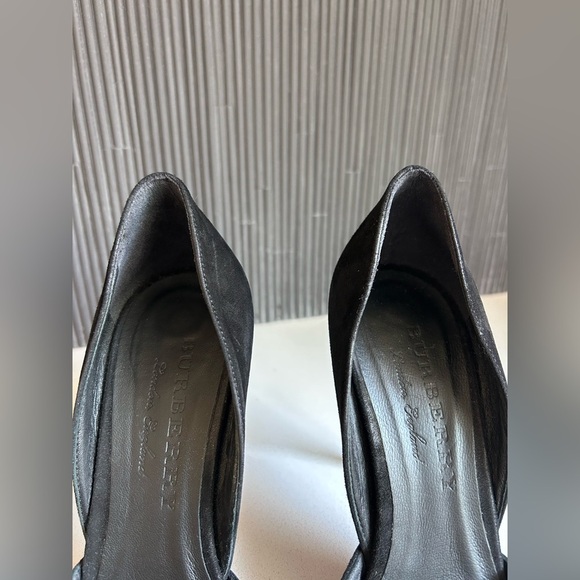 BURBERRY Virna 105 Black Suede Classic Pumps Heels 36 - Picture 15 of 15